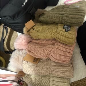 Cozy North Face Beanie Sets in Earth Tones